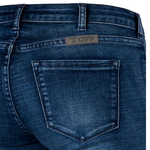 COWGIRL TUFF "Livin' On The Edge Trouser" flare stretch jeans sz 26x35L Tall - Picture 5 of 16